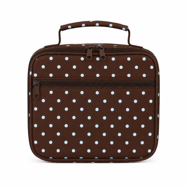 Polka Dots Mini Insulated Lunch Bag-Kinnder