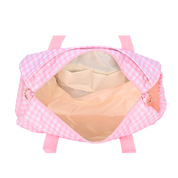 Pink Gingham Weekend/Sport Duffle Bag-Kinnder