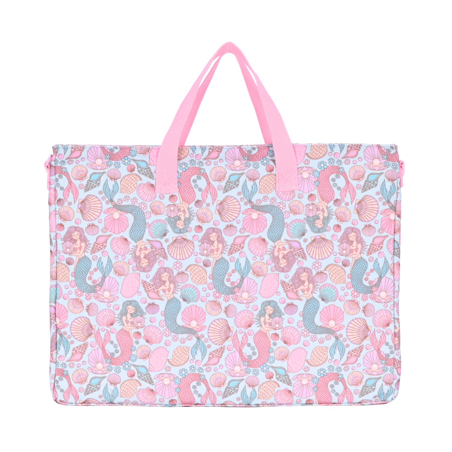 Mermaid Aqua Library Bag-Kinnder