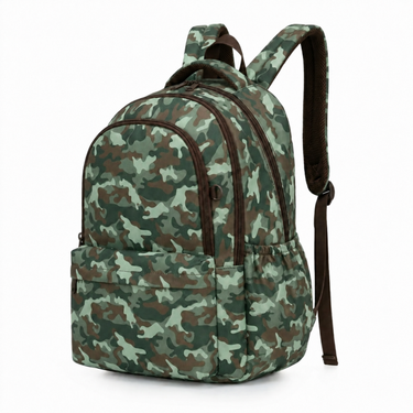 Camo Campus School Backpack-Campus Backpack-Kinnder
