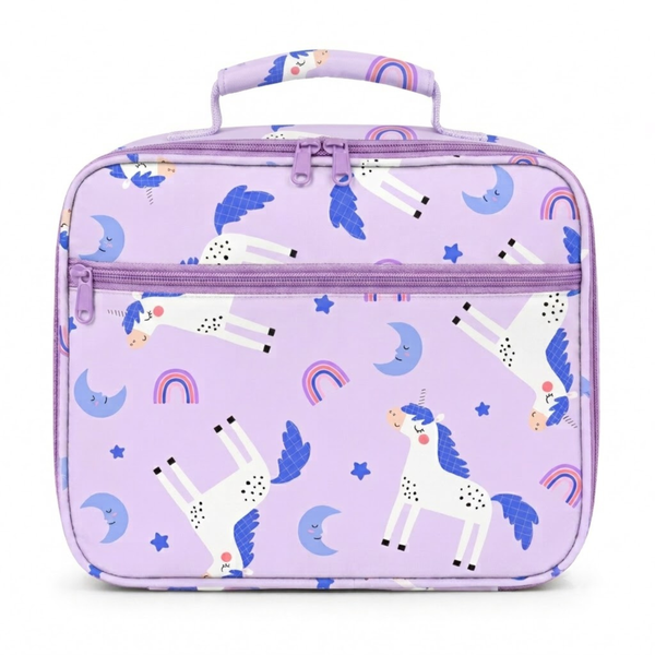Unicorn Dreams Junior Insulated Lunch Bag + Ice Pack-Junior Lunch Bag-Kinnder