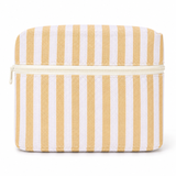 Mustard Stripe Mesh Wash Bag-Kinnder