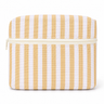 Mustard Stripe Mesh Wash Bag-Kinnder