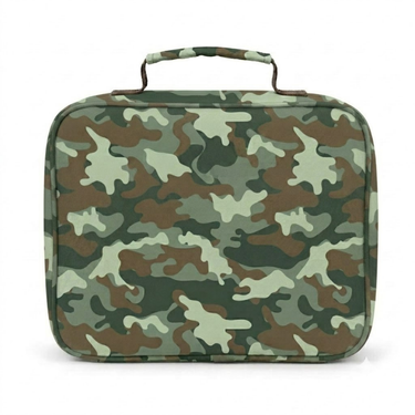 Camo Junior Insulated Lunch Bag + Ice Pack-Junior Lunch Bag-Kinnder