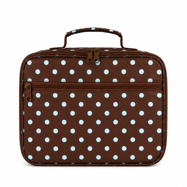 Polka Dots Junior Insulated Lunch Bag + Ice Pack-Junior Lunch Bag-Kinnder