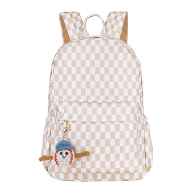 Baseball Crochet Bag Charm Keyring-Kinnder