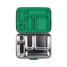 Bento 5 Green Stainless Steel Lunch Box-Kinnder