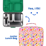 Bento 5 Strawberry Stainless Steel Lunch Box-Kinnder