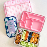 Bento 5 Strawberry Stainless Steel Lunch Box-Kinnder