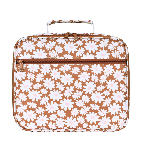 Bloom Tan Junior Insulated Lunch Bag + Ice Pack-Junior Lunch Bag-Kinnder