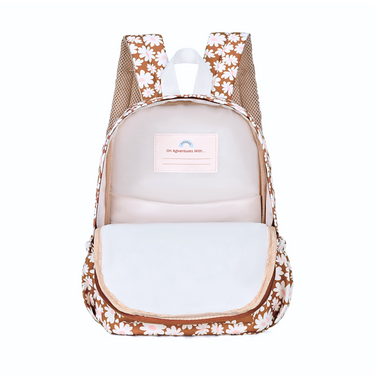 Bloom Tan Mini Daycare/Toddler Backpack-Kinnder