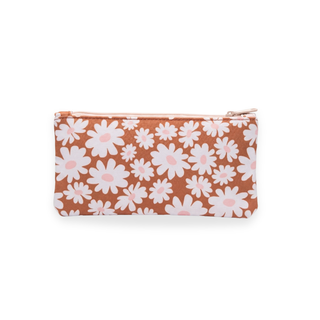 Bloom Tan Mini Pencil Case-Kinnder