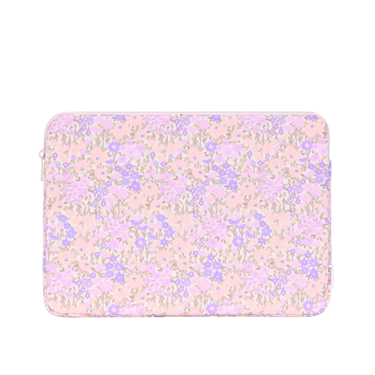 Blossom Pink Padded Laptop Sleeve-Kinnder