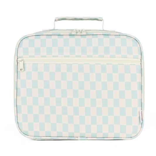 Blue Check Junior Insulated Lunch Bag - Special Order-Kinnder
