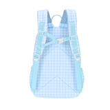 Blue Gingham Mini Daycare/Toddler Backpack-Kinnder