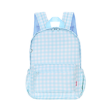 Blue Gingham Mini Daycare/Toddler Backpack-Kinnder