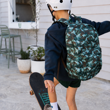 Camo Junior Kindy/School Backpack-Junior Backpack-Kinnder