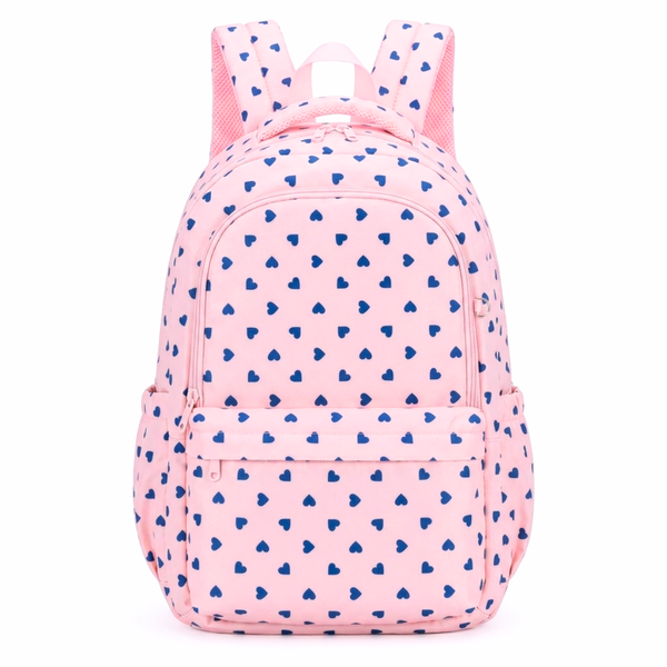 Sweet Hearts Campus School Backpack-Campus Backpack-Kinnder