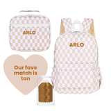 Caramel Check Campus School Backpack 2.0-Kinnder