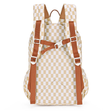 Caramel Check Junior Kindy/School Backpack-Kinnder