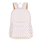 Caramel Check Junior Kindy/School Backpack-Kinnder