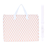 Caramel Check Library Bag-Kinnder