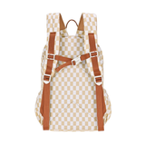 Caramel Check Mini Daycare/Toddler Backpack-Kinnder