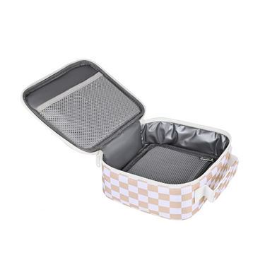 Caramel Check Mini Insulated Lunch Bag-Kinnder