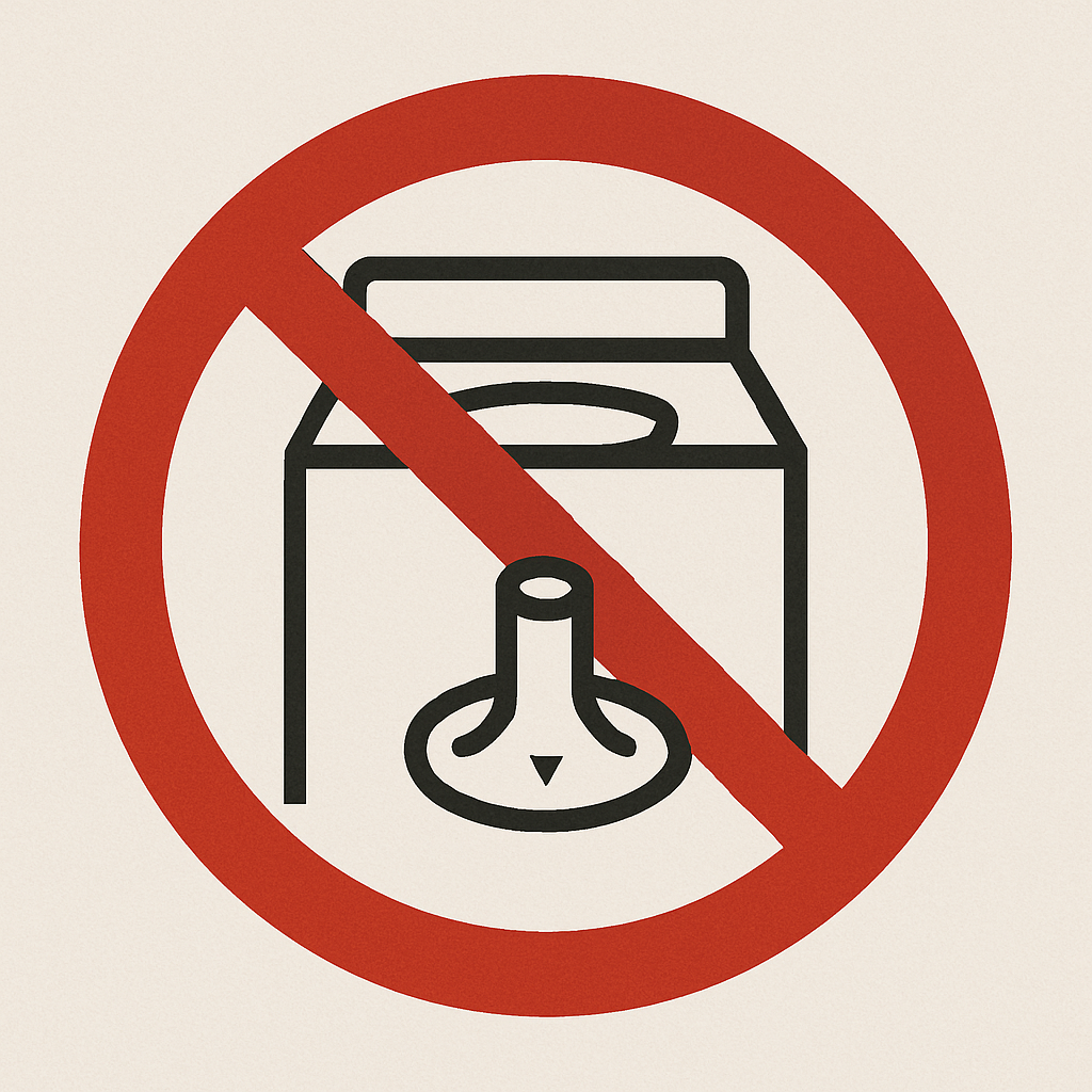✘ Use washing machines with agitators – can be too rough