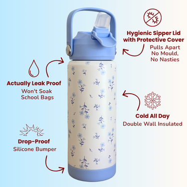 Delilah Stainless Steel Drink Bottle-Drink Bottle-Kinnder