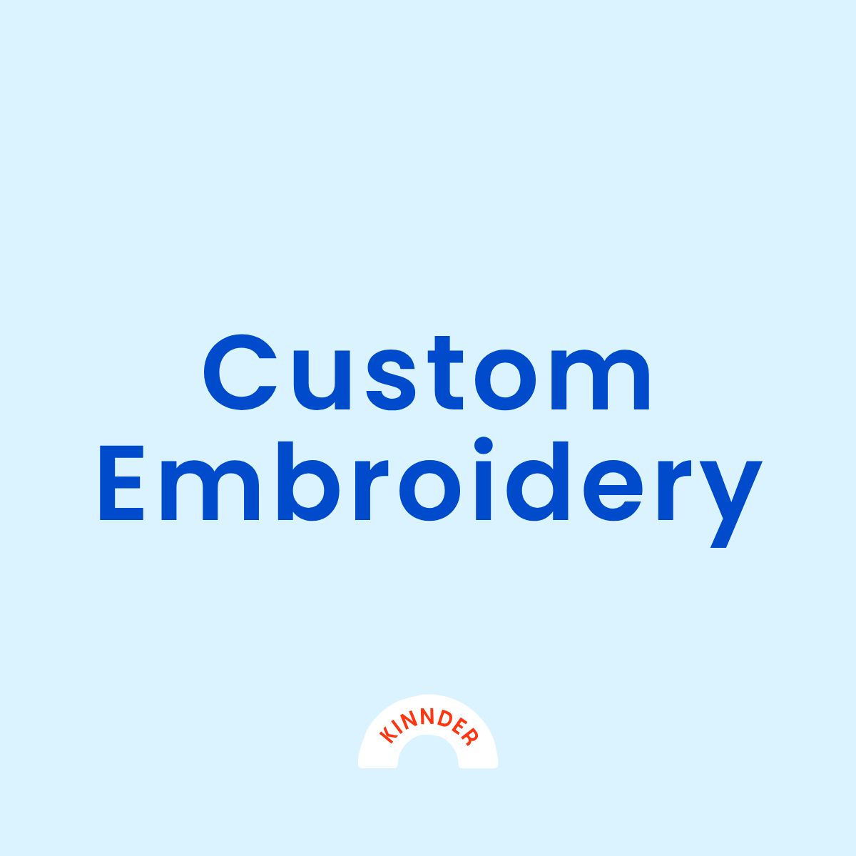 Embroidery - Lunch Bag-Kinnder