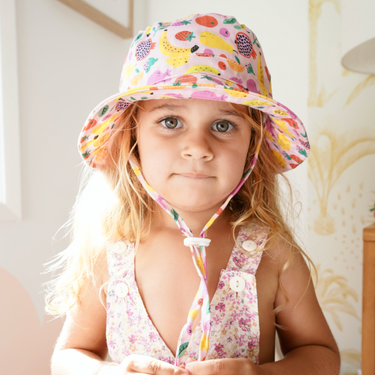 Fruit Salad Cotton Bucket Hat-Kinnder