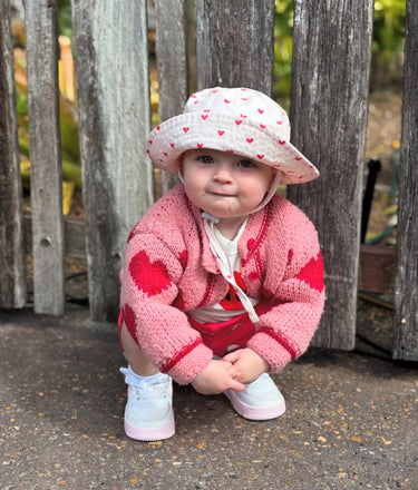 Petite Amour Cotton Bucket Hat-Kinnder