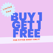 Mustard Stripe Waterproof Fitted Sheet-Kinnder