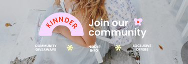 join our community banner with kinnder logo