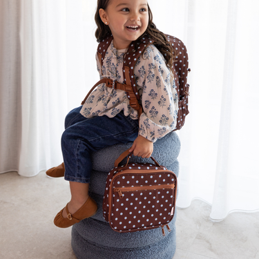 Polka Dots Mini Insulated Lunch Bag-Kinnder