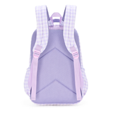 Lilac Gingham Campus School Backpack 2.0-Kinnder