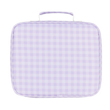 Lilac Gingham Junior Insulated Lunch Bag + Ice Pack-Kinnder