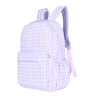 Lilac Gingham Junior Kindy/School Backpack-Kinnder