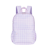 Lilac Gingham Mini Daycare/Toddler Backpack-Kinnder