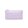 Lilac Gingham Mini Pencil Case-Kinnder