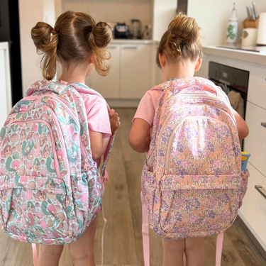 Mermaid Aqua Campus School Backpack-Campus Backpack-Kinnder