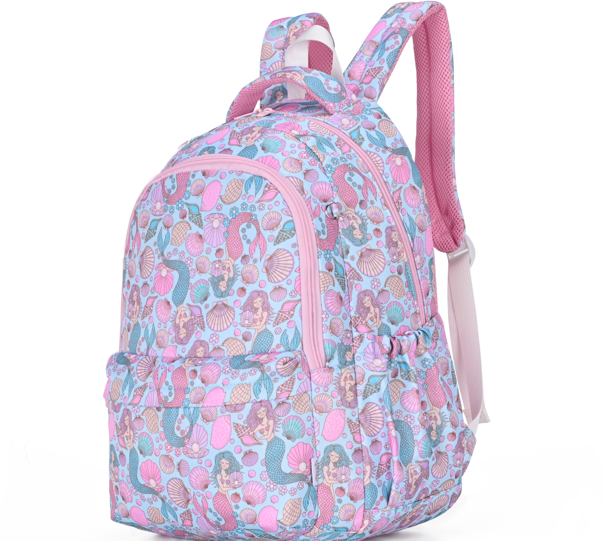 Mermaid Aqua Campus School Backpack-Kinnder