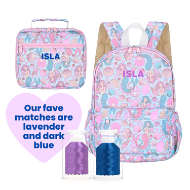 Mermaid Aqua Kids Library Bag