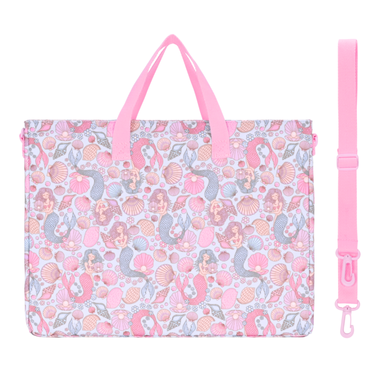 Mermaid Aqua Library Bag-Library Bag-Kinnder