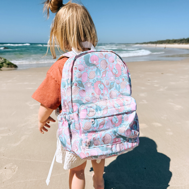 Mermaid Aqua Mini Daycare/Toddler Backpack-Mini Backpack-Kinnder