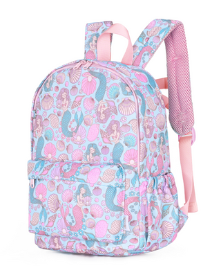 Mermaid Aqua Mini Daycare/Toddler Backpack-Mini Backpack-Kinnder
