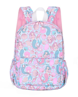 Mermaid Aqua Mini Daycare/Toddler Backpack-Mini Backpack-Kinnder