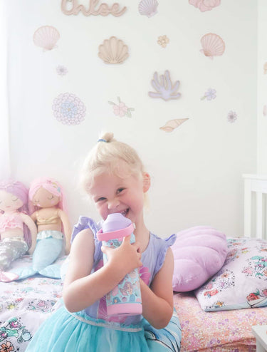 Mermaid Aqua Stainless Steel Drink Bottle 530ml-Kinnder