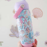 Mermaid Aqua Stainless Steel Drink Bottle 530ml-Kinnder